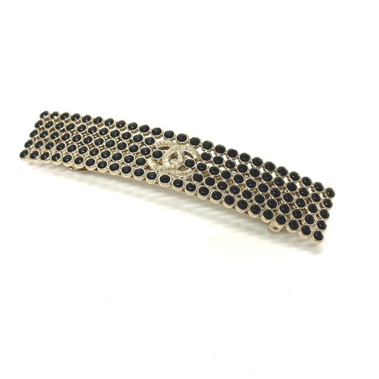 CHANEL ロゴ ヘアアクセサリー B23S バレッタ GP レディース ゴールド
