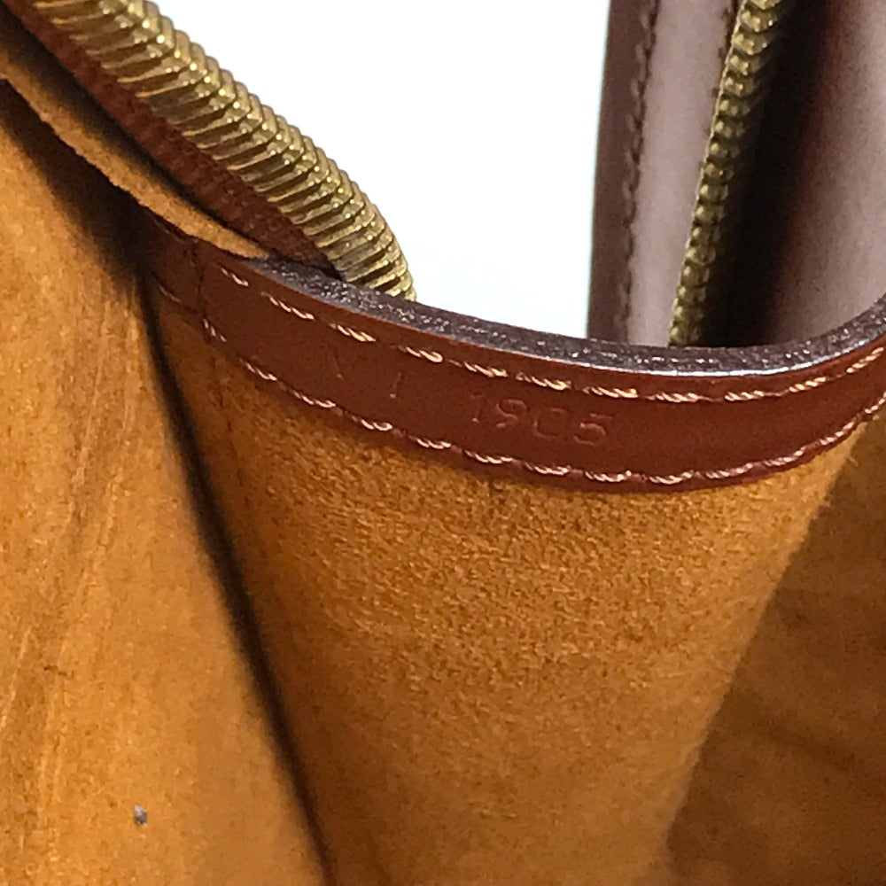 LOUIS VUITTON M52283 Epi Leather Backpack Shoulder Bag, Brown, Women's