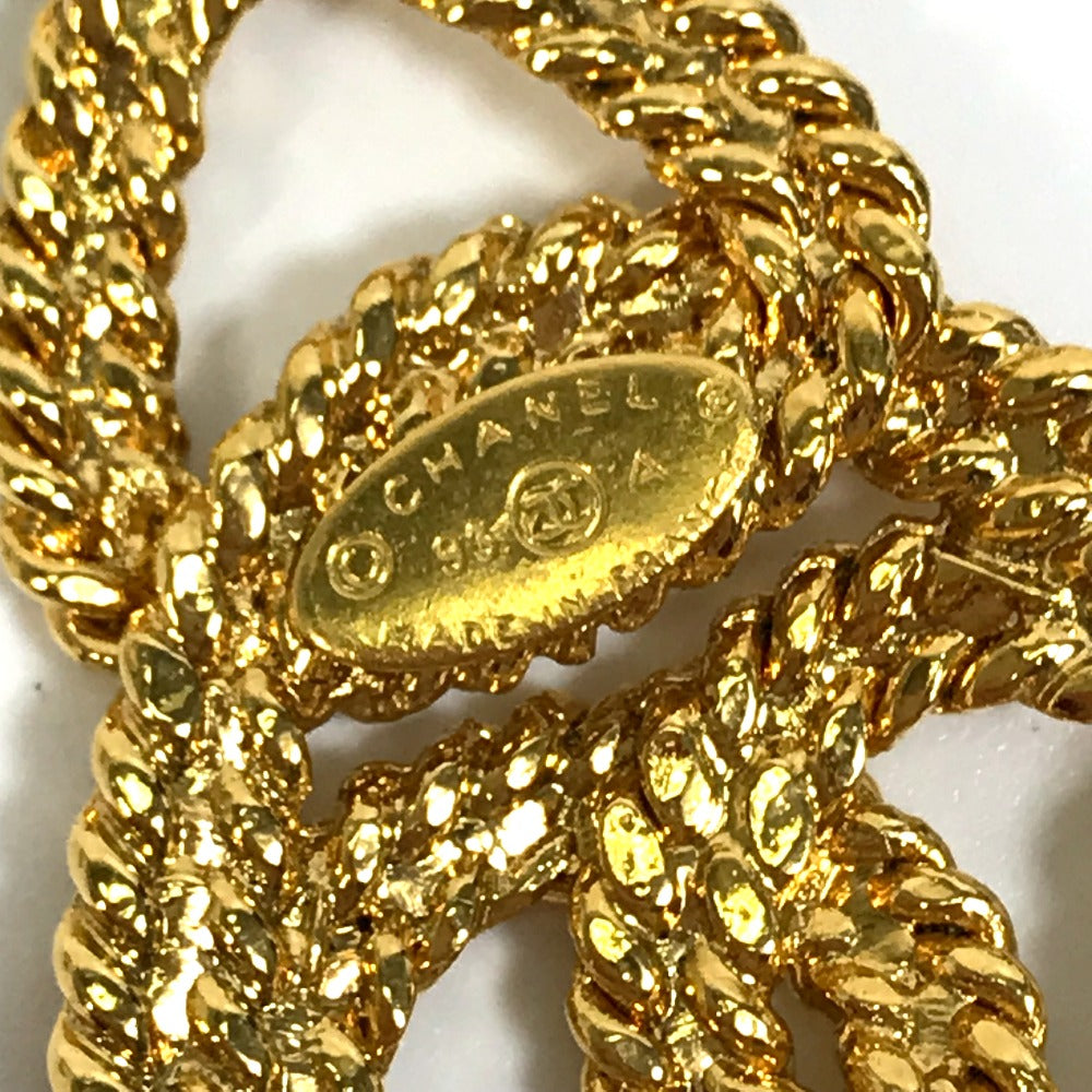 CHANEL Coco Mark Chain Accessory 93A Necklace GP Women's Gold