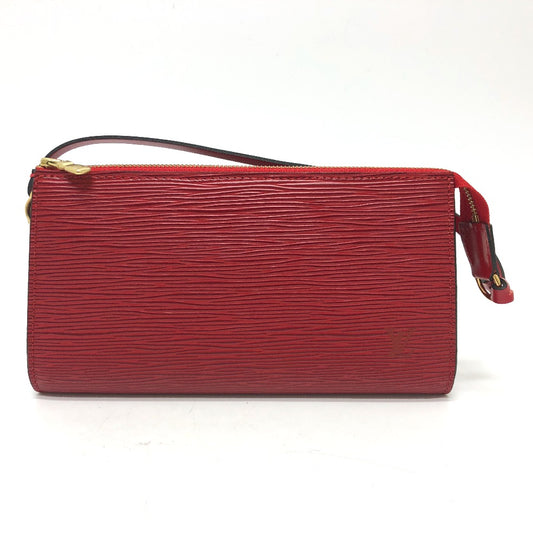 LOUIS VUITTON M40776 Epi Leather Pochette Accessory Handbag Shoulder Bag in Red, Women's