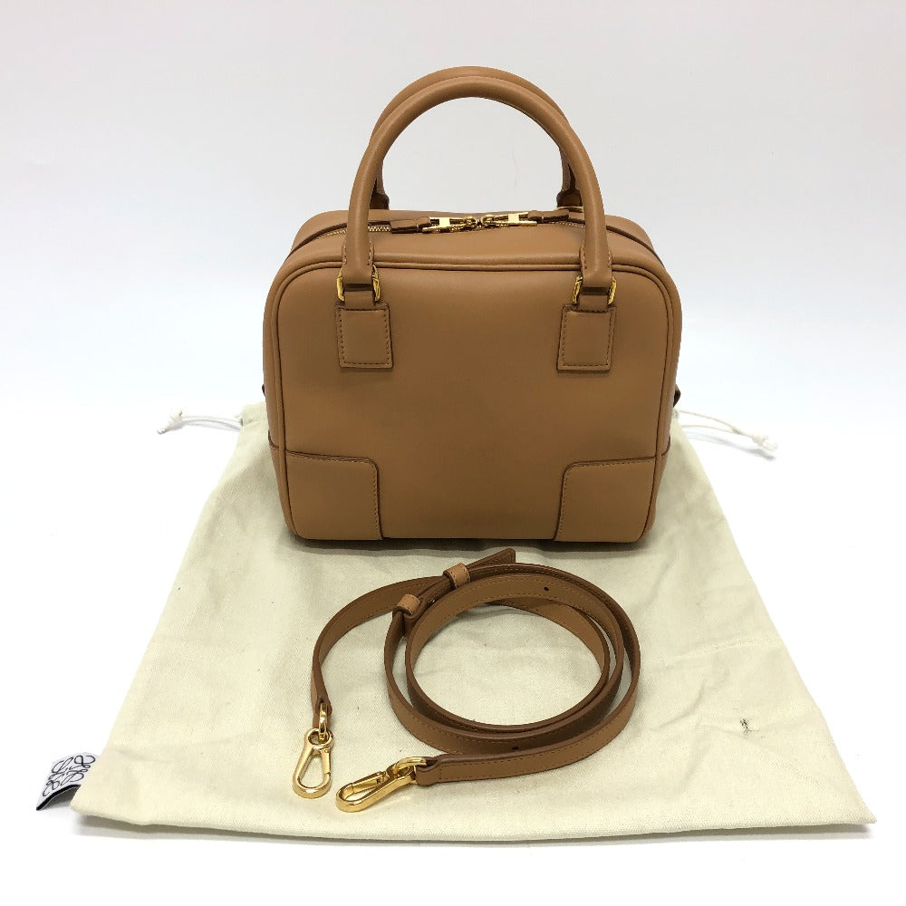 LOEWE A039N10X032586 アマソナ19 スクエア 2WAY ショルダーバッグ カバン 肩掛け 斜め掛け ハンドバッグ ナッパレザー レディース - brandshop-reference