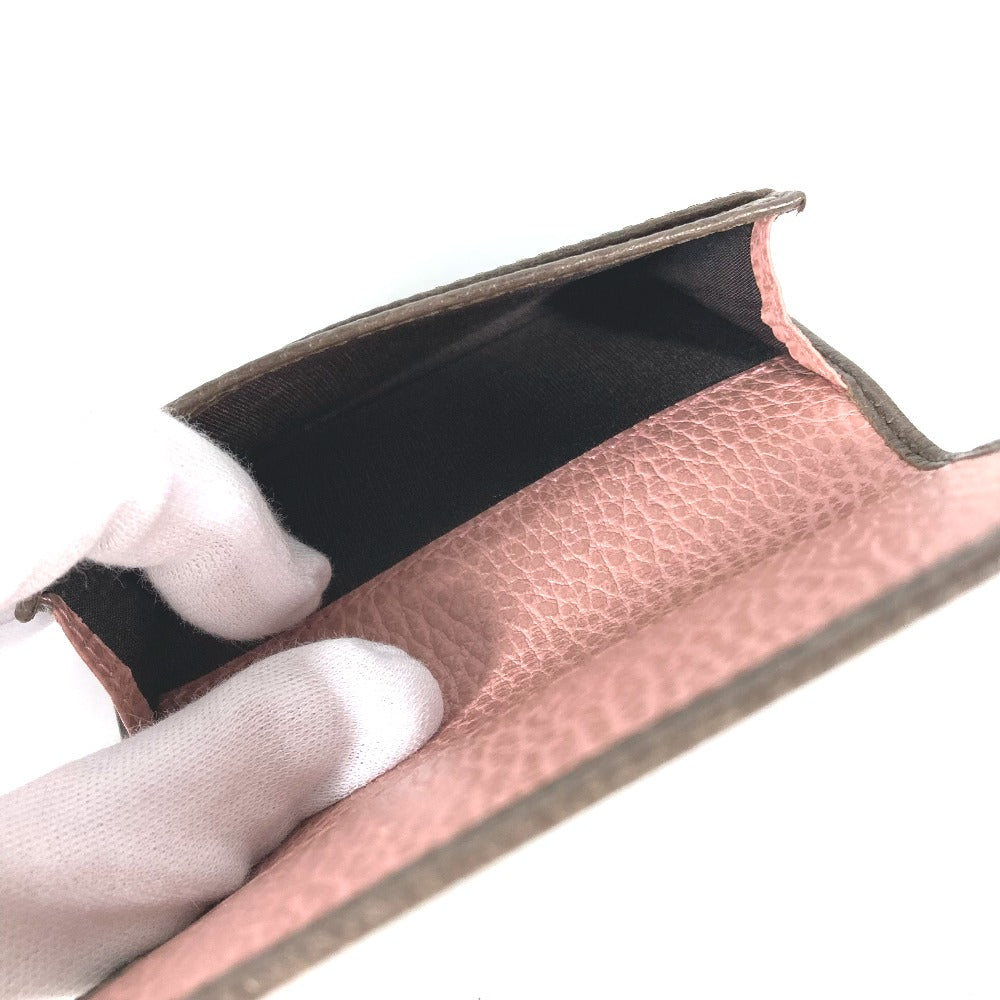 GUCCI 381045 二つ折り スウィング パスケース 名刺入れ カードケース レザー レディース - brandshop-reference