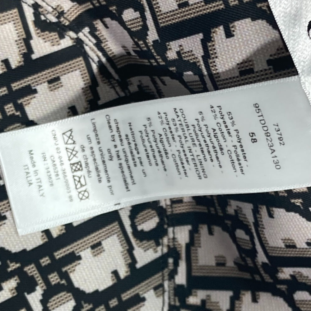 Dior 95TDD923A130 TEDDY-D オブリーク ボブハット バケットハット 帽子 リバーシブル ハット ポリエステル レディース - brandshop-reference