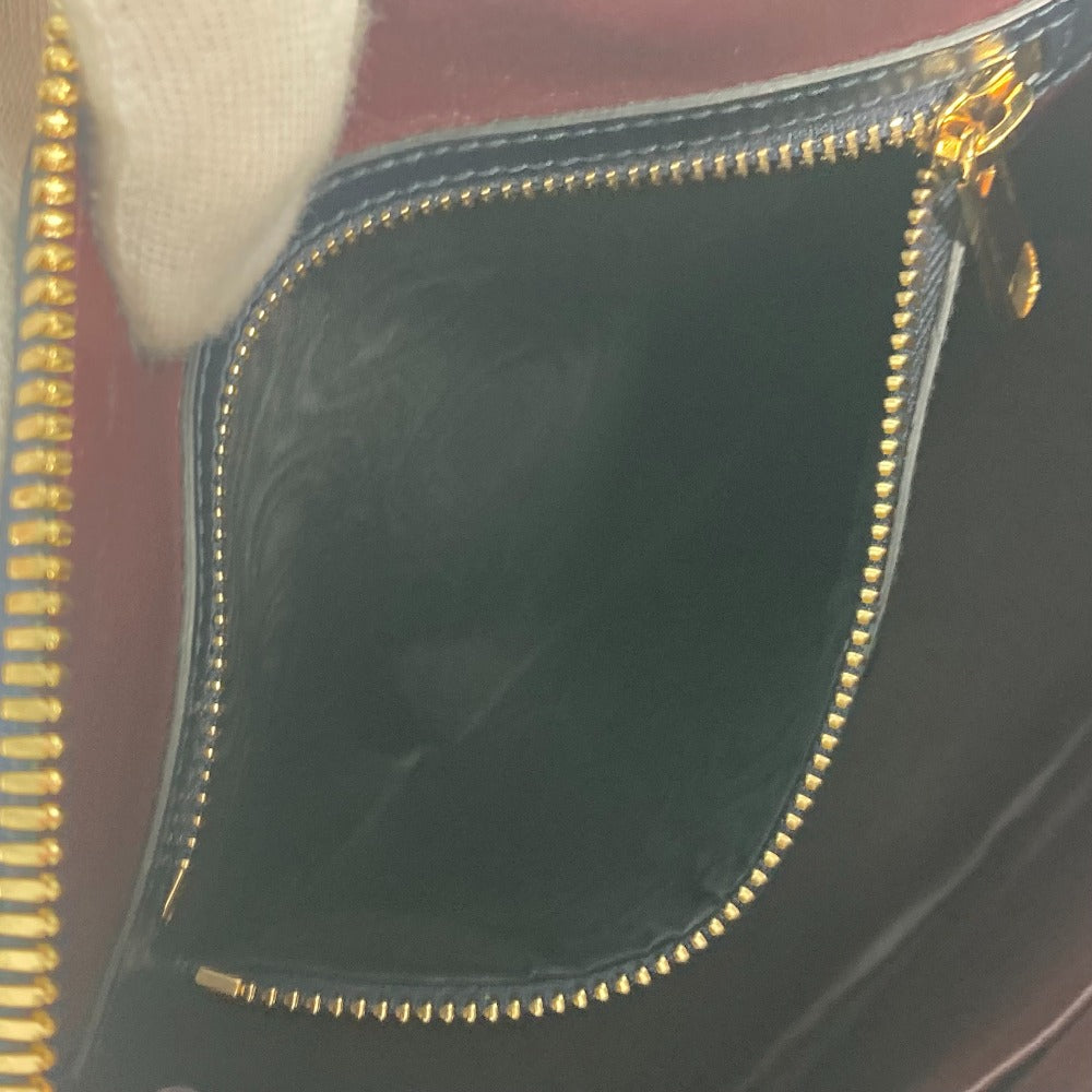 GUCCI 621220 Horsebit 1955 Small Top Handle 2-Way Shoulder Bag/Crossbody Handbag Canvas/Leather Women's Beige x Dark Navy