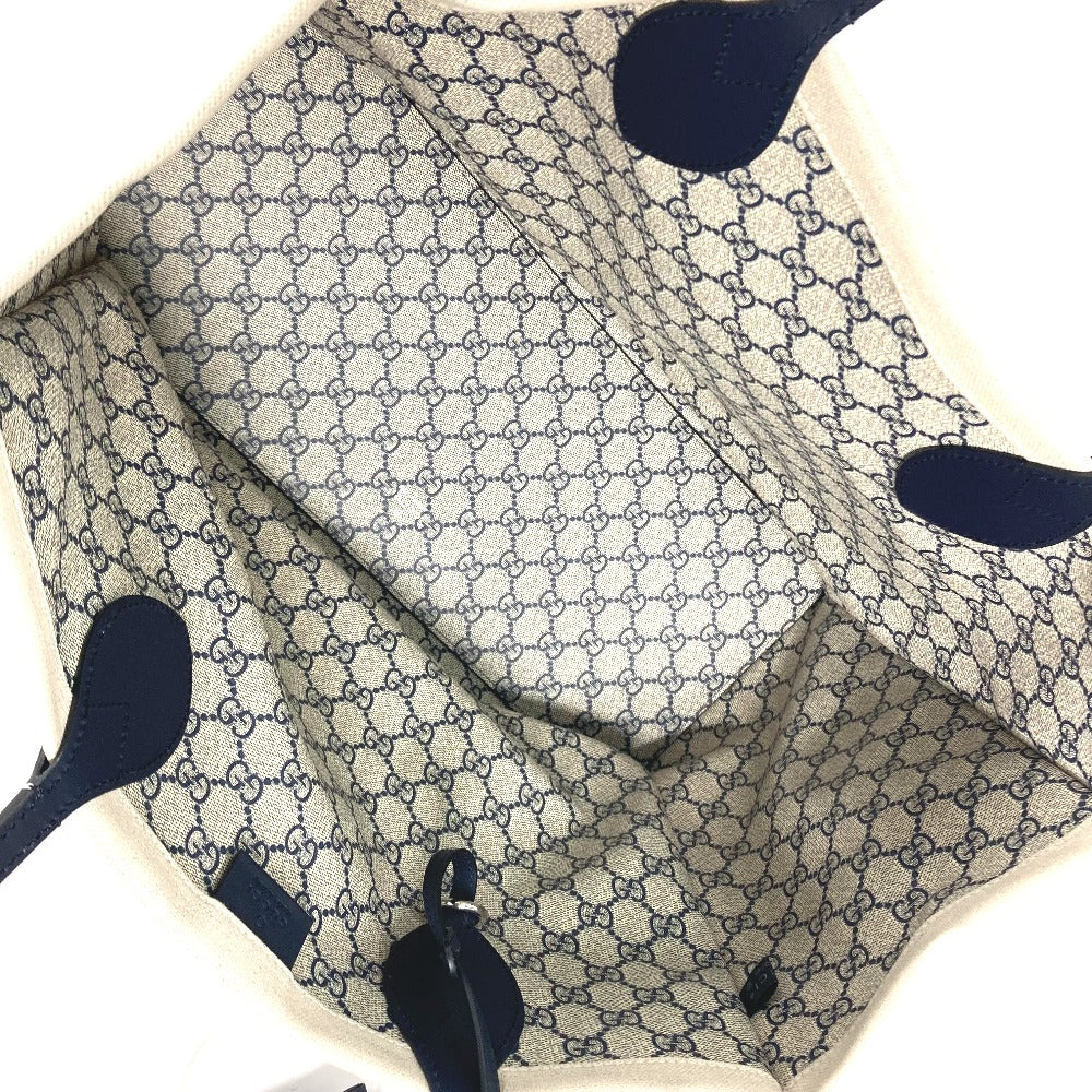 GUCCI 772176 日本限定 JAPAN ロゴ プリント ショルダーバッグ 肩掛け トートバッグ キャンバス/レザー レディース - brandshop-reference