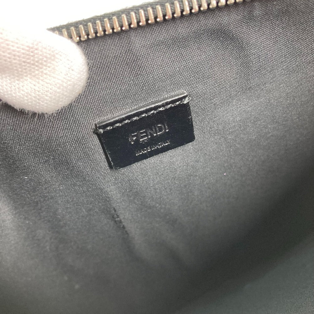 FENDI 7N0078 モンスター バグス ポーチ カバン クラッチバッグ レザー メンズ - brandshop-reference