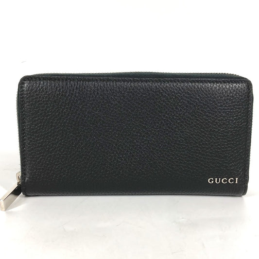 GUCCI 771154 ロングウォレット ロゴ ジップアラウンドウォレット ラウンドファスナー 長財布 レザー メンズ - brandshop-reference