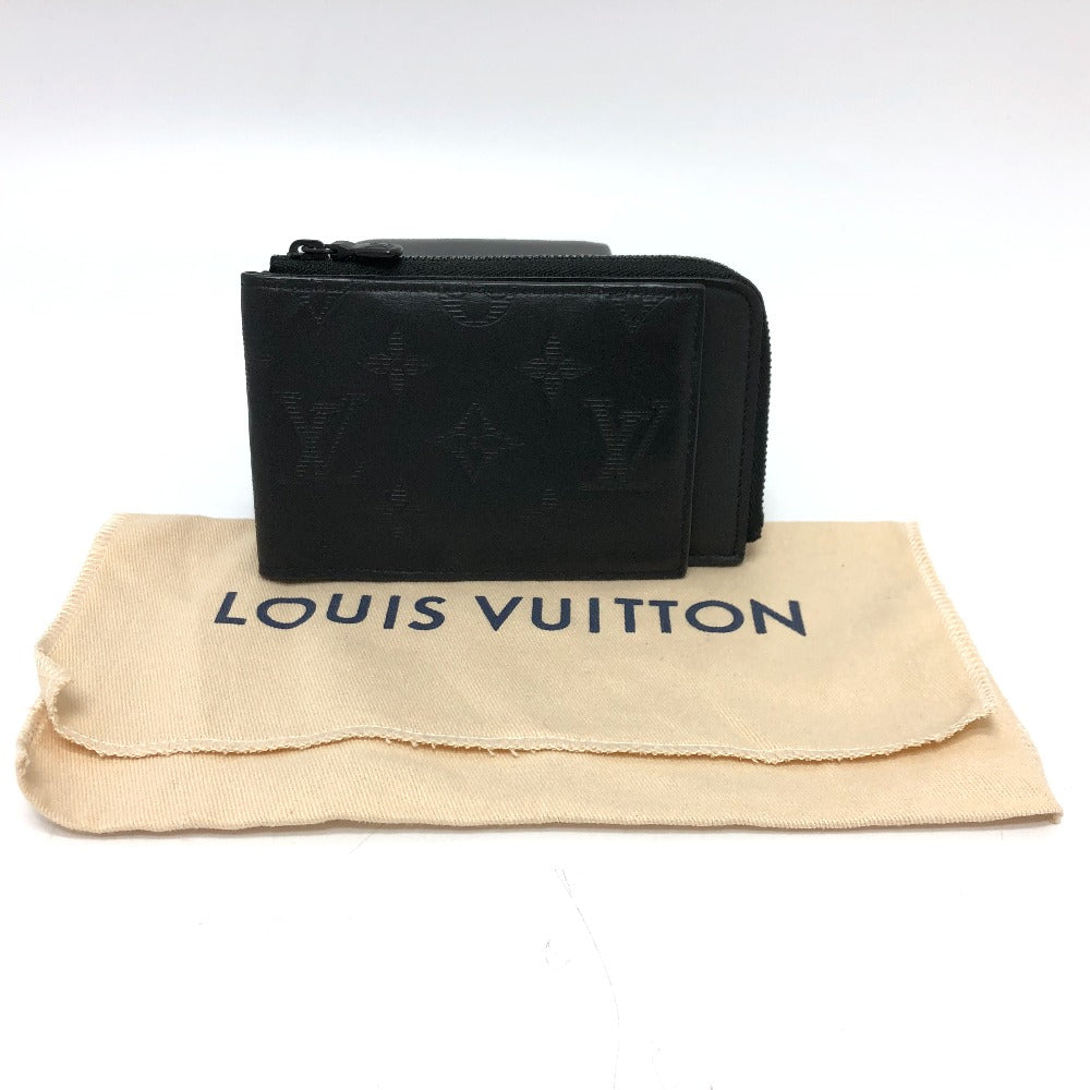 LOUIS VUITTON M81526 モノグラム シャドウ ハイブリッド 財布 ウォレット カードケース 小銭入れ コインケース モノグラムシャドウレザー メンズ ノワール ブラック