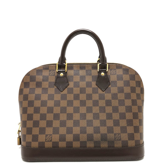 LOUIS VUITTON N51131 Damier Alma Tote Bag/Handbag in Damier Canvas, Brown, for Women