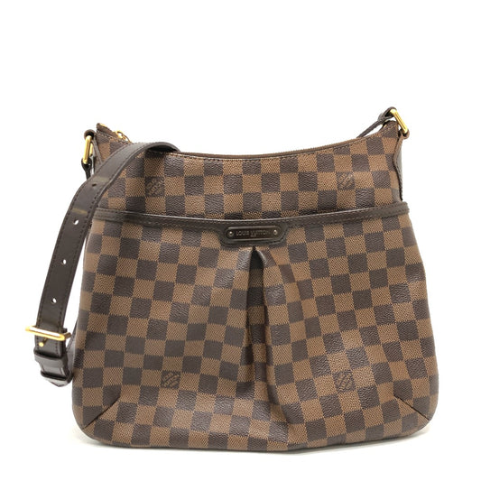 LOUIS VUITTON N42251 Damier Bloomsbury PM Shoulder Bag in Damier Canvas, Brown, Women's