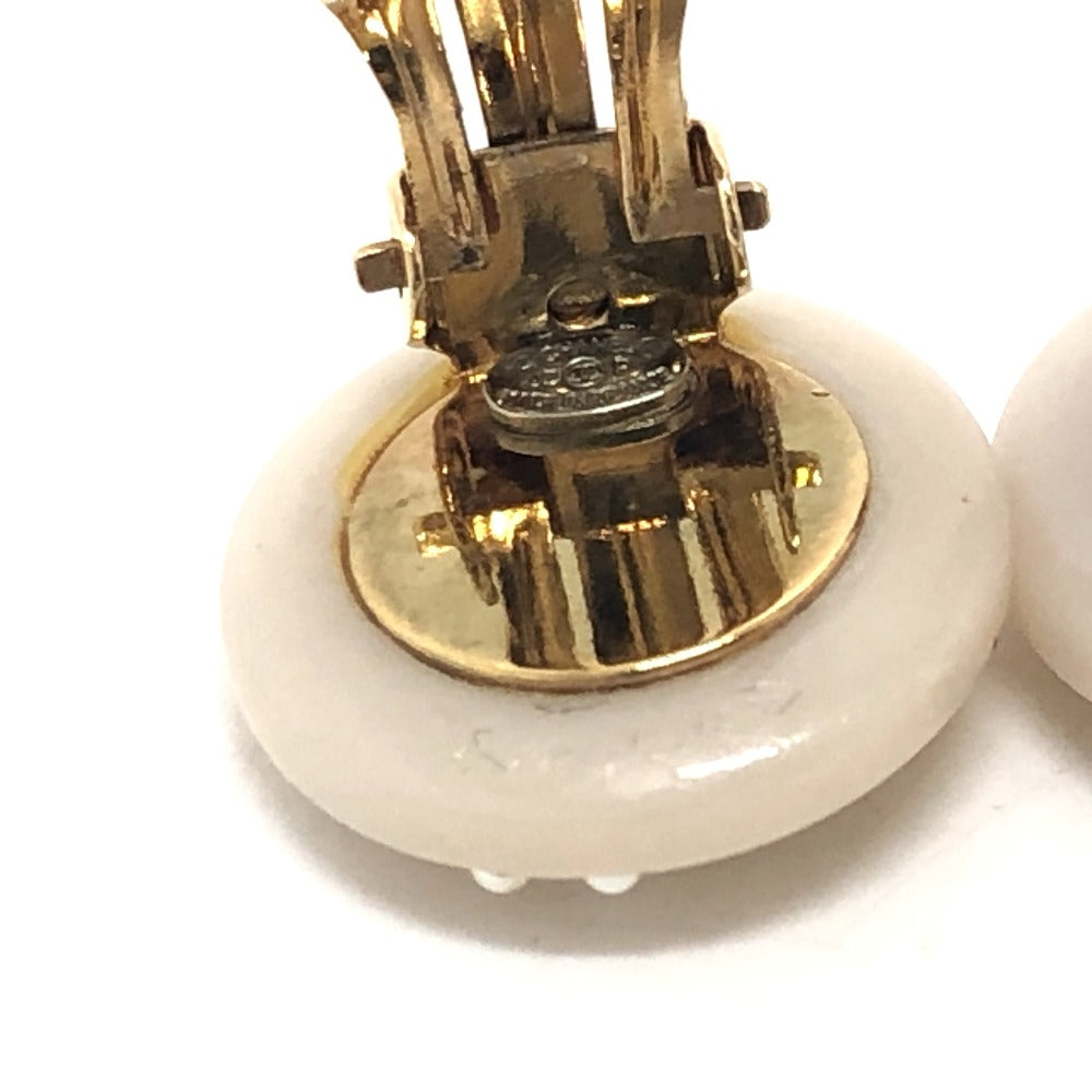 CHANEL 03P CC ココマーク フェイクパール ラウンド イヤリング ピアス 小物 イヤリング プラスチック レディース - brandshop-reference