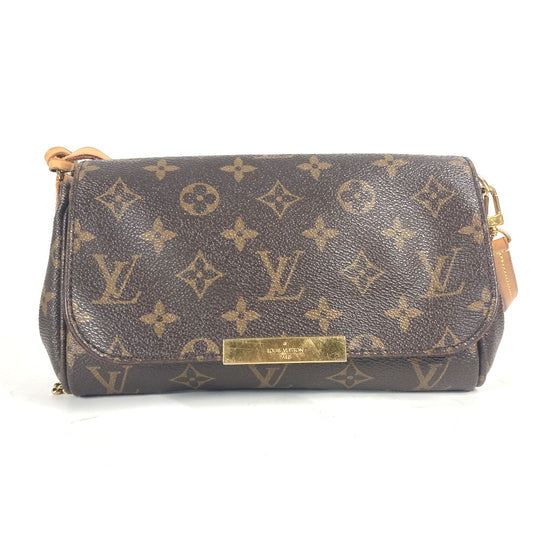 LOUIS VUITTON M40717 Monogram Favorite PM 3-Way Handbag Clutch Bag Shoulder Bag Monogram Canvas Women's Brown