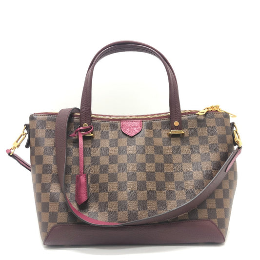 LOUIS VUITTON N41015 Damier Hyde Park 2-Way Shoulder Bag, Tote Bag, Handbag, Damier Canvas, Women's, Damier x Fuchsia, Brown x Pink