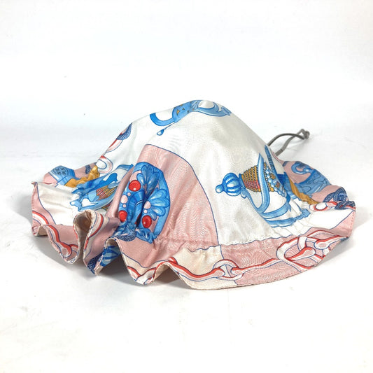 HERMES 巾着ポーチ プティアッシュ petith コインポーチ リバーシブル ポーチ シルク レディース - brandshop-reference