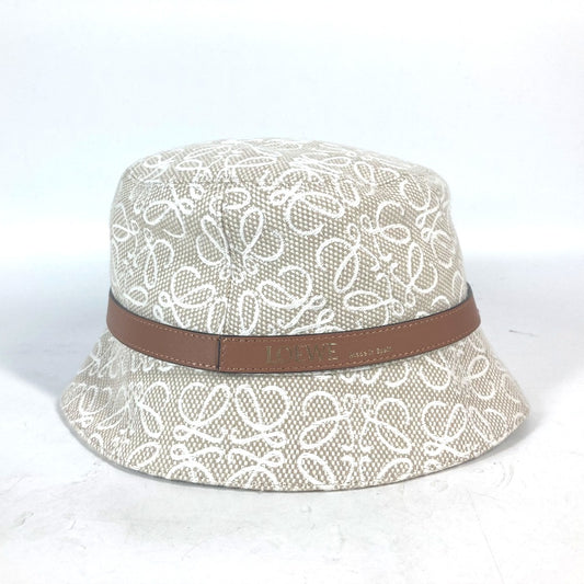 LOEWE K820HB1X41 アナグラムジャカード ロゴ バケットハット 帽子 ハット帽 ボブハット ハット コットン ユニセックス - brandshop-reference