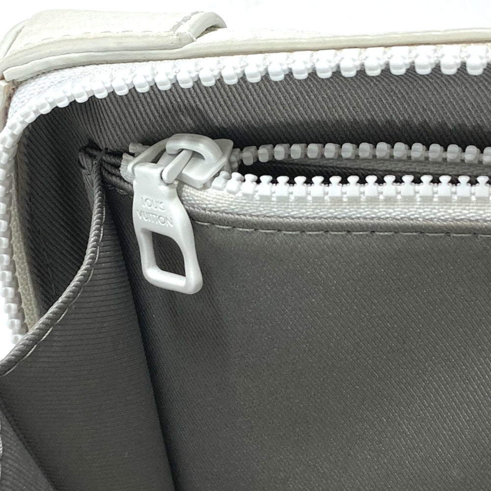 LOUIS VUITTON M80146 LV Friends Monogram Soft Trunk Bag 2WAY bag Clutch bag Shoulder Bag Taurillon ClemenceLeather White Used