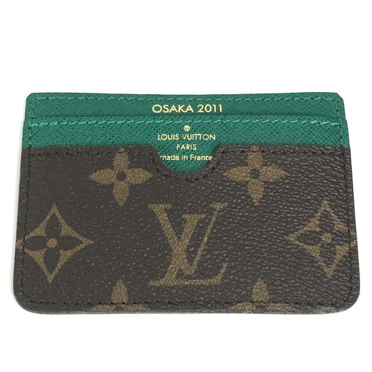 LOUIS VUITTON モノグラム 2011年 心斎橋 リニューアル記念 カードホルダー 名刺入れ パスケース カードケース モノグラムキャンバス レディース ブラウン - brandshop-reference