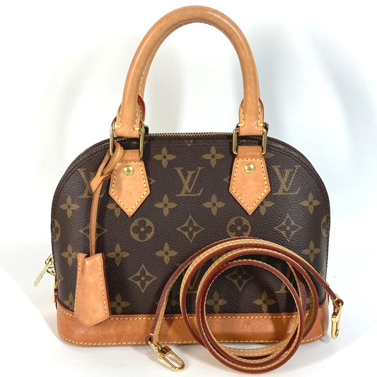 LOUIS VUITTON M53152 モノグラム アルマBB 斜め掛け 2WAYバッグ ハンドバッグ ショルダーバッグ モノグラムキャンバス レディース ブラウン - brandshop-reference