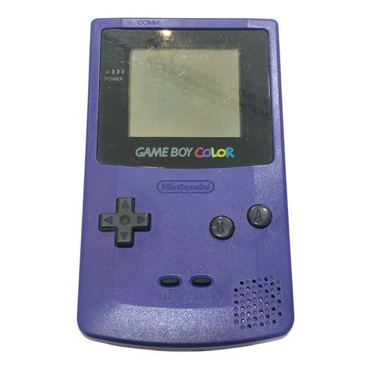 Nintendo CGB-001 Nintendo GAMEBOY COLOR Game console, home unit, hobby, retro game, GBC game machine Plastic purple Used