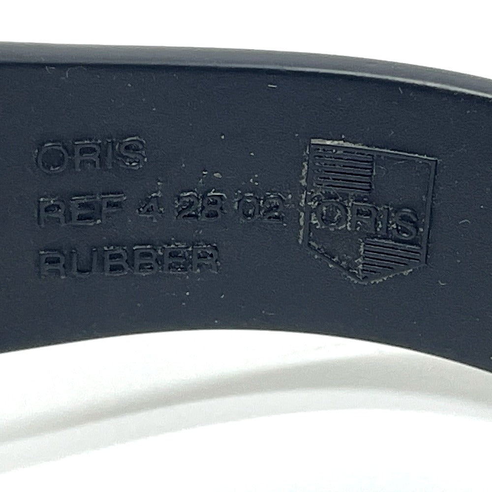 ORIS 7611 クロノグラフ TT3 CHRONOGRAPH BLACK 自動巻き 腕時計 チタン メンズ ブラック ブラック