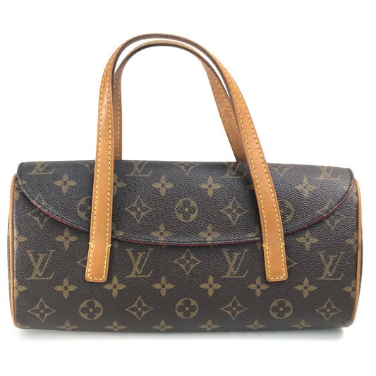 LOUIS VUITTON M51902 Monogram Sonatine Handbag, Monogram Canvas, Women's, Brown