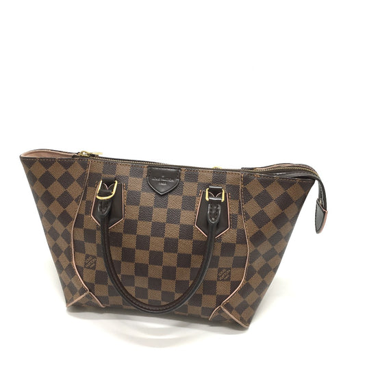 LOUIS VUITTON N41554 Damier Kaissa Tote PM Bag, 2-Way/Crossbody Tote Bag, Damier Canvas, Women's, Rose Ballerine, Brown