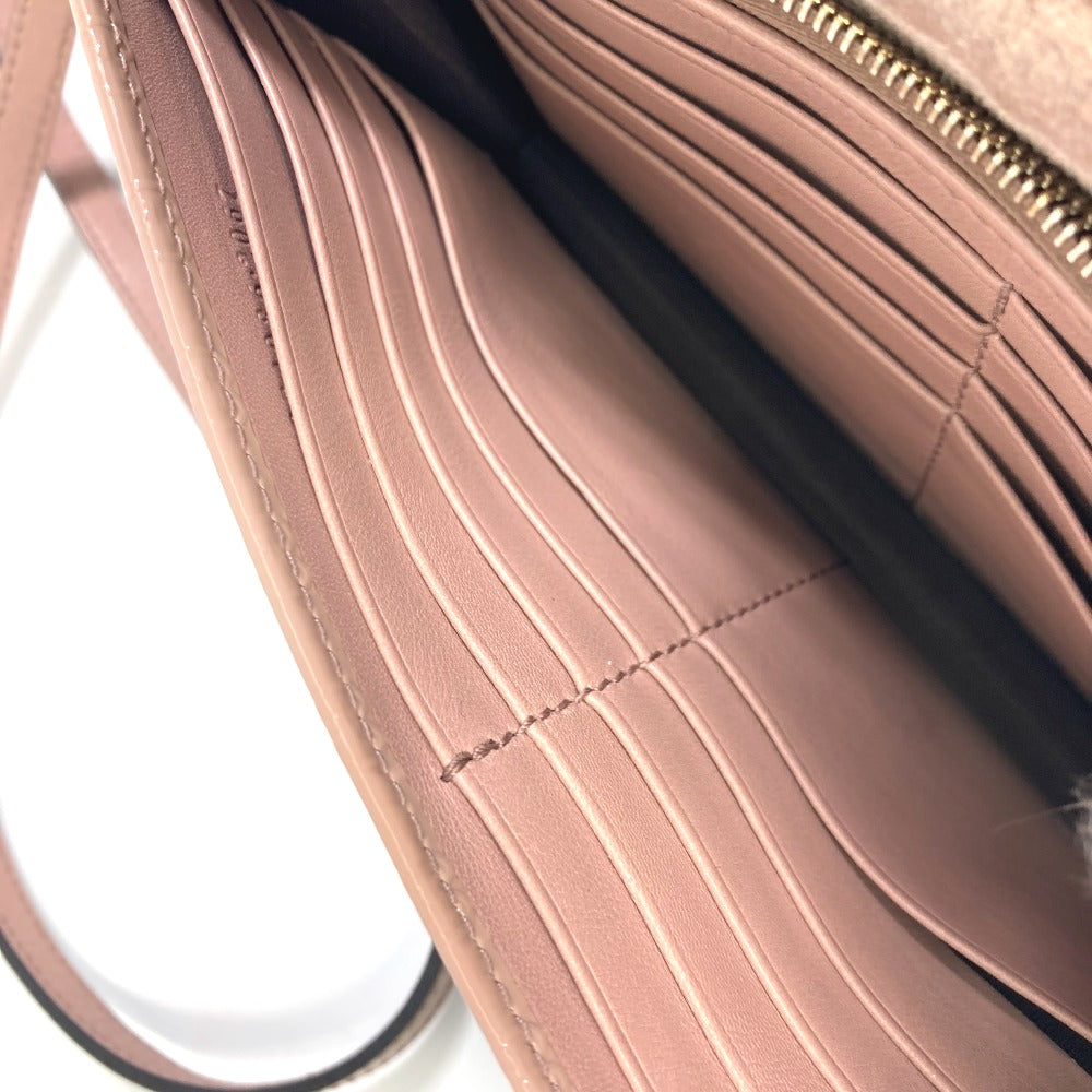 GUCCI 354086 GG/Gucci Nice/2-Way Bag Shoulder Wallet/Shoulder Bag, Enamel, Women's, Beige