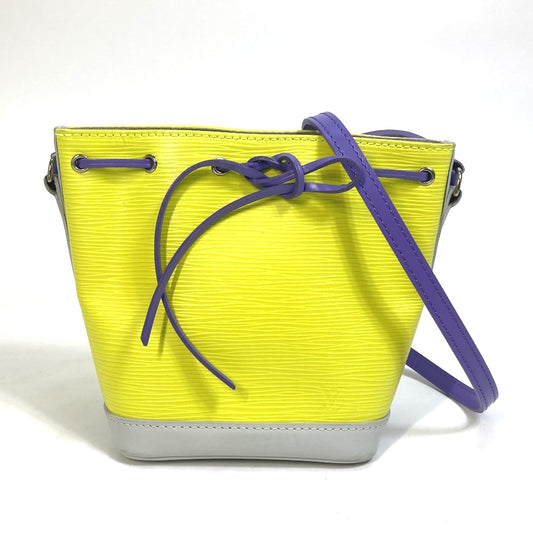 LOUIS VUITTON M42501 Epi Mini Bag Nano Noe Tricolor Pochette Shoulder Bag in Epi Leather, Yellow