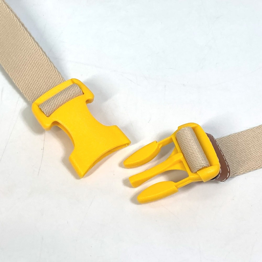 LOEWE Anagram Waist Bag, Shoulder Bag, PAULA'S IBIZA Canvas Body Bag for Men, White and Blue