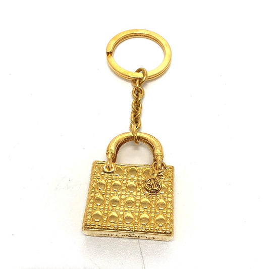 Christian Dior 小物 レディディオール バッグチャーム キーホルダー メタル レディース ゴールド