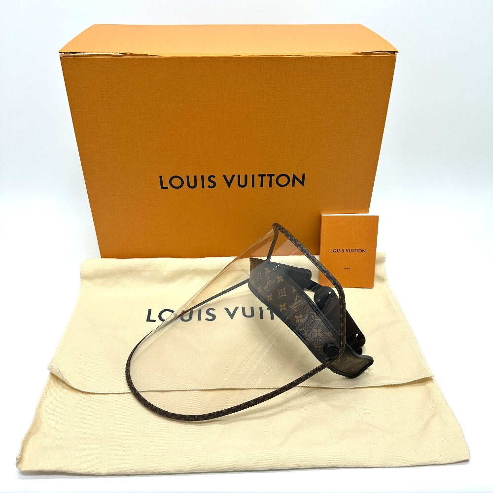 LOUIS VUITTON M76727 モノグラム ビジェール LV シールド 帽子/ファッション小物 サンバイザー モノグラムキャンバス レディース ブラウン