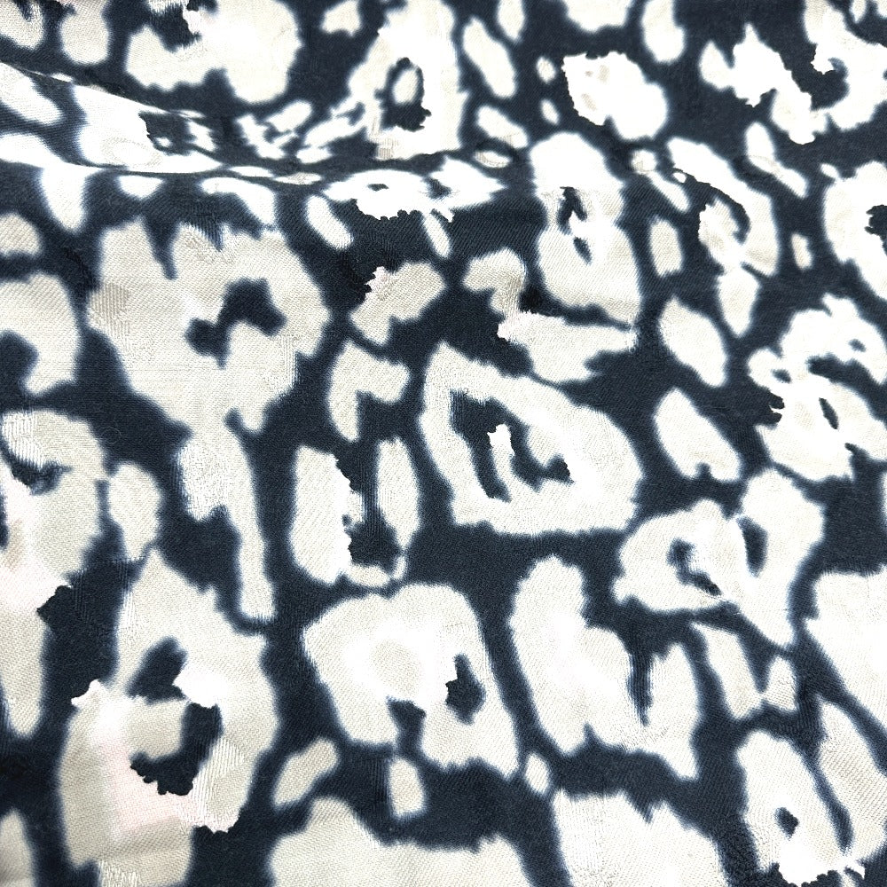 Dior 14SOD141 レオパード 大判ショール マフラー シルク レディース ベージュ