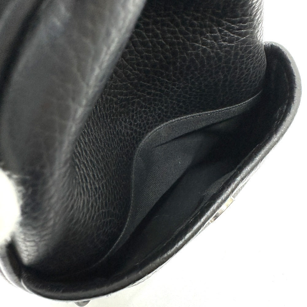 BURBERRY shoulder/logo handbag/boston bag in leather, unisex, black