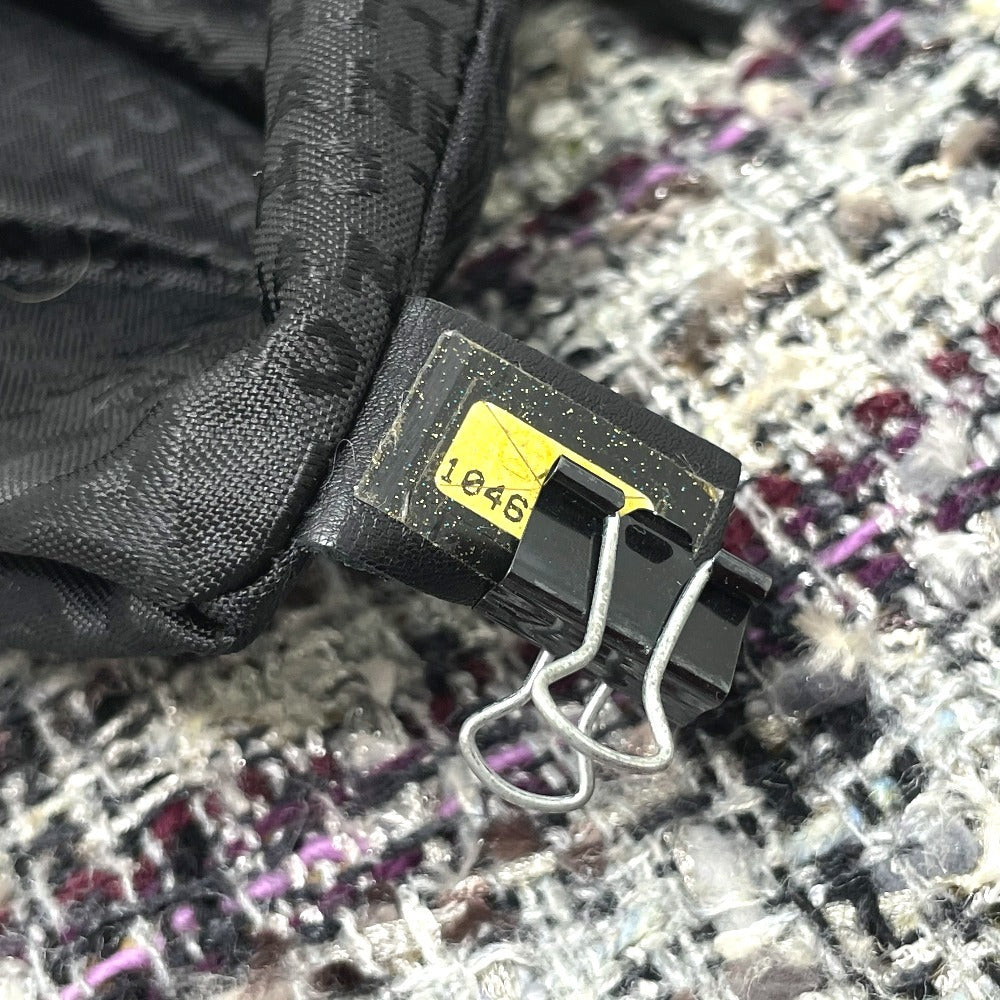 CHANEL Camellia Flap Chain Bag Shoulder Bag Tweed Women's Gray