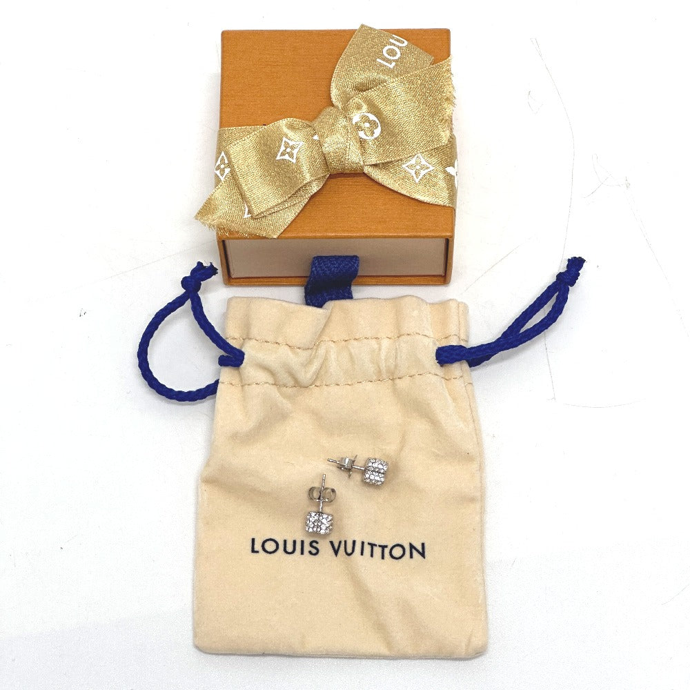 LOUIS VUITTON M64879 Boucle d'oreille Fast Flower Strass Stud Earrings in Silver, Metal, for Women