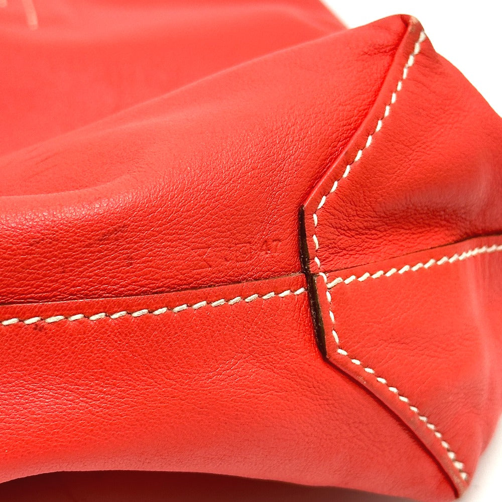 HERMES ドゥブルセンス 28 リバーシブル 肩掛け トートバッグ レザー レディース ベージュ/ピンク - brandshop-reference