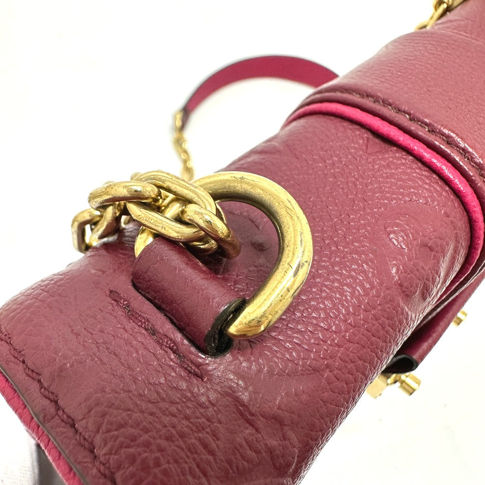 LOUIS VUITTON M43393 モノグラムアンプラント サンシュルピスPM カバン チェーンバッグ ポシェット 斜め掛け ショルダーバッグ モノグラムアンプラントレザー レディース レッド