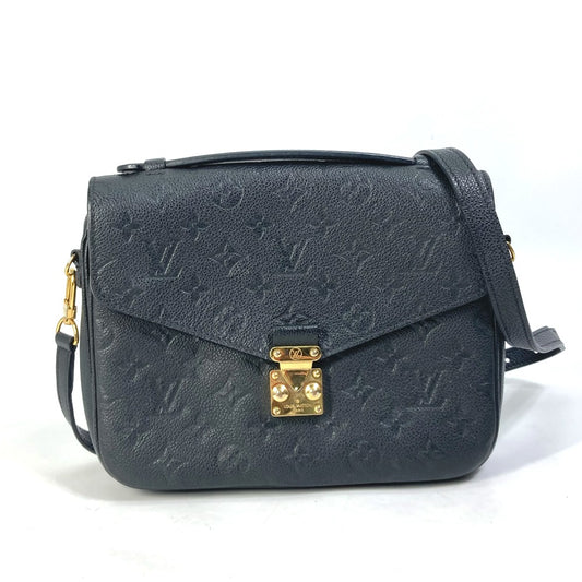 LOUIS VUITTON M41487 モノグラムアンプラント ポシェット メティスMM 斜め掛け 2WAY ハンドバッグ ショルダーバッグ モノグラムアンプラントレザー レディース ノワール ブラック