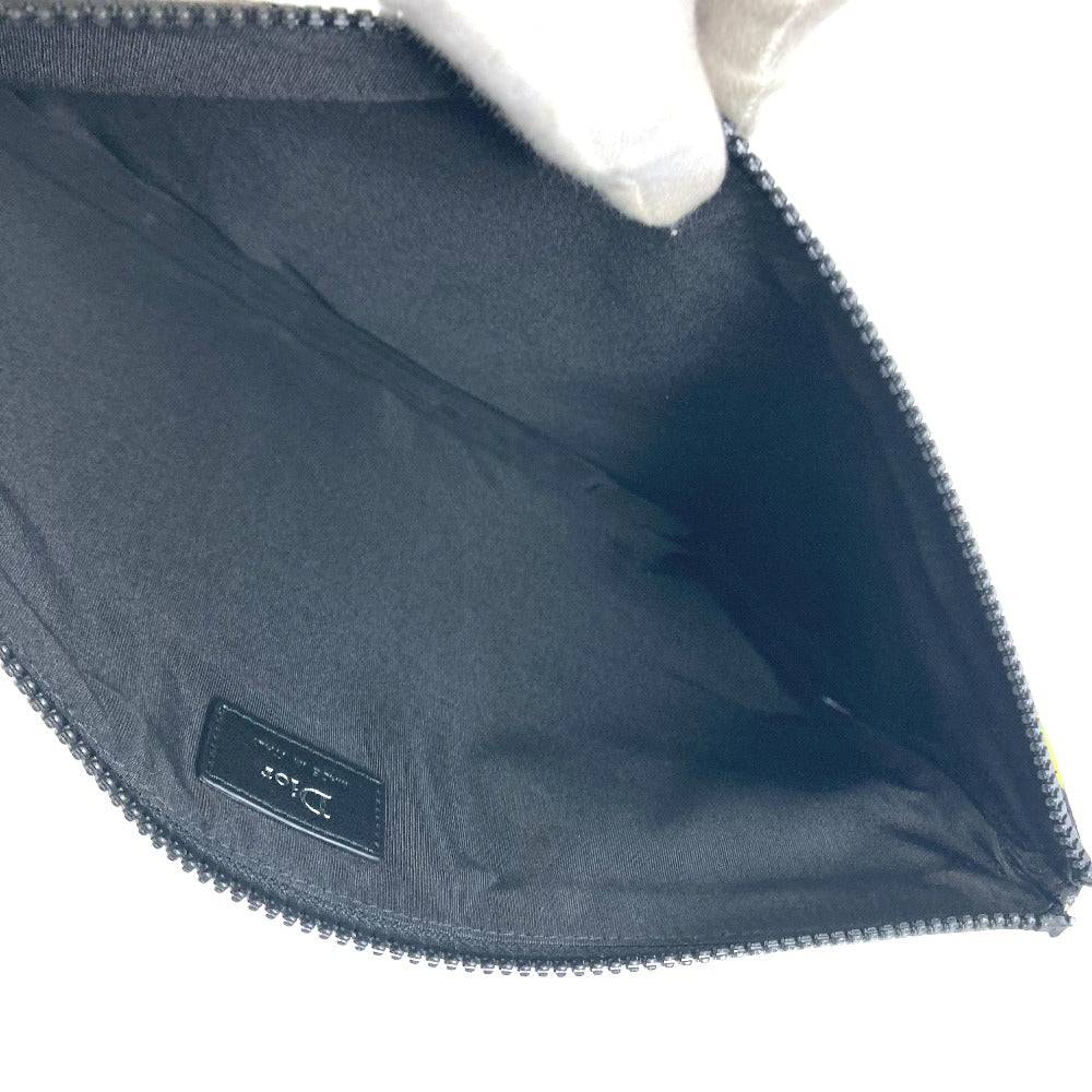 Dior 2FBCA161XXQ François Barr Pouch Clutch Bag, Nylon, Men's, Black
