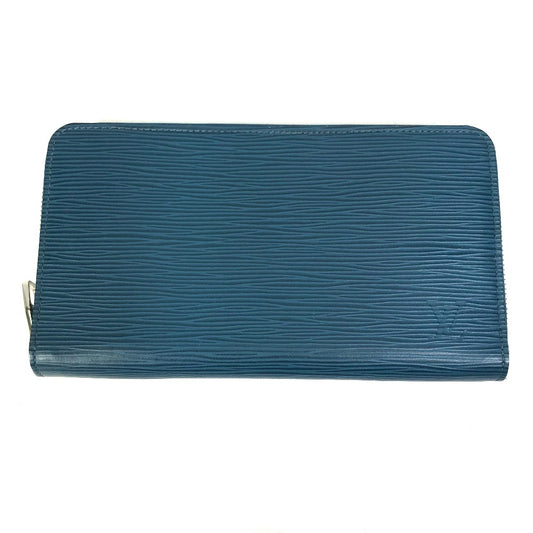 LOUIS VUITTON M60619 Epi Zippy Organizer Long Wallet in Epi Leather, Men's, Navy