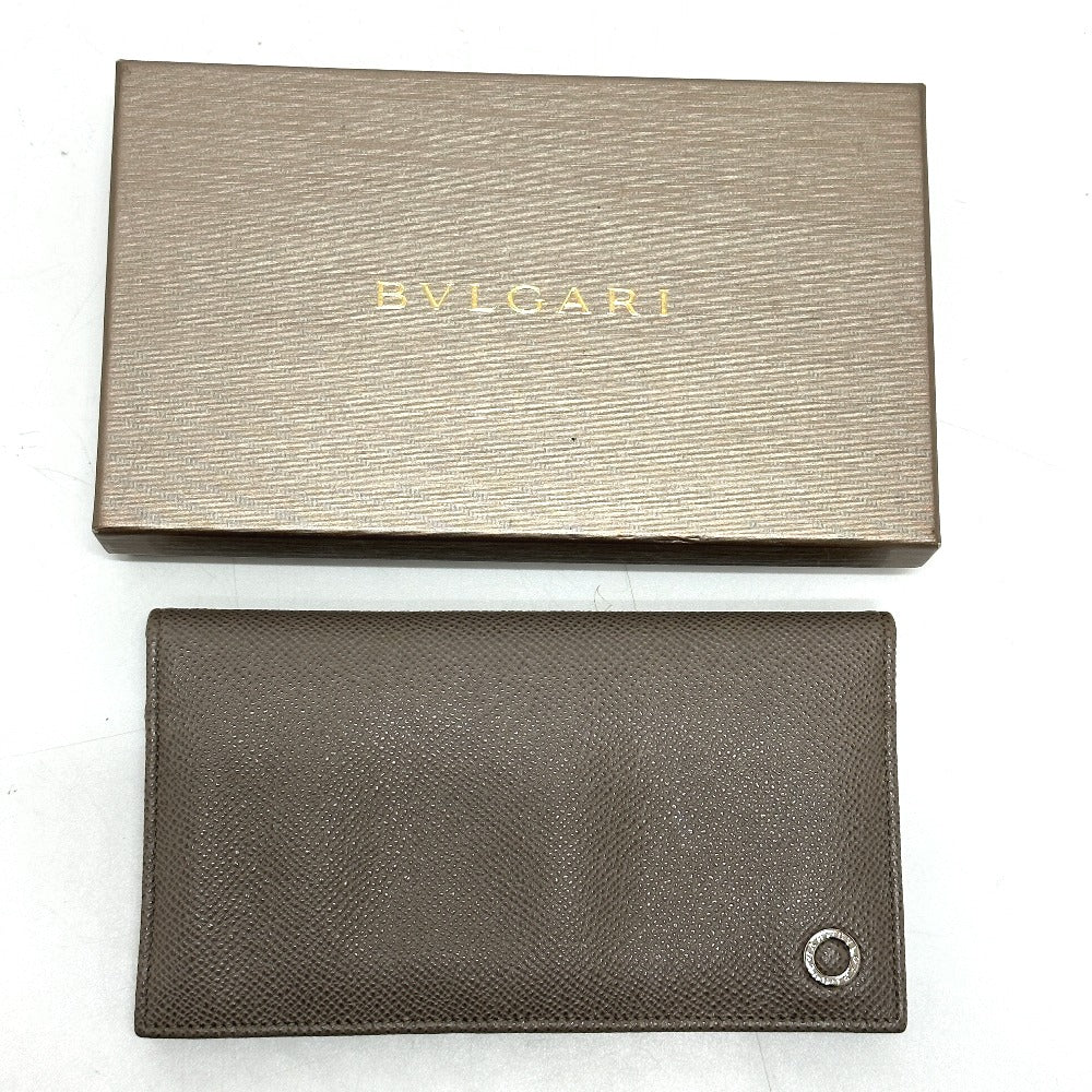 BVLGARI BVLGARI Women's Leather Bi-fold Wallet Gray