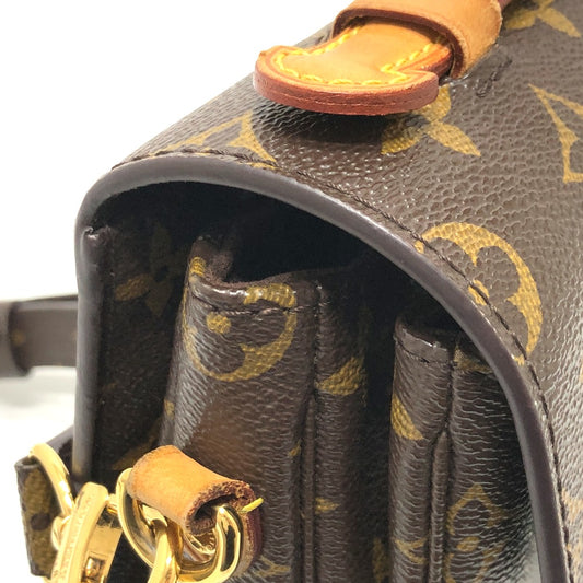 LOUIS VUITTON M40780 Monogram Metis MM Pochette, 2-Way Shoulder Bag/Handbag, Monogram Canvas, Women's, Brown