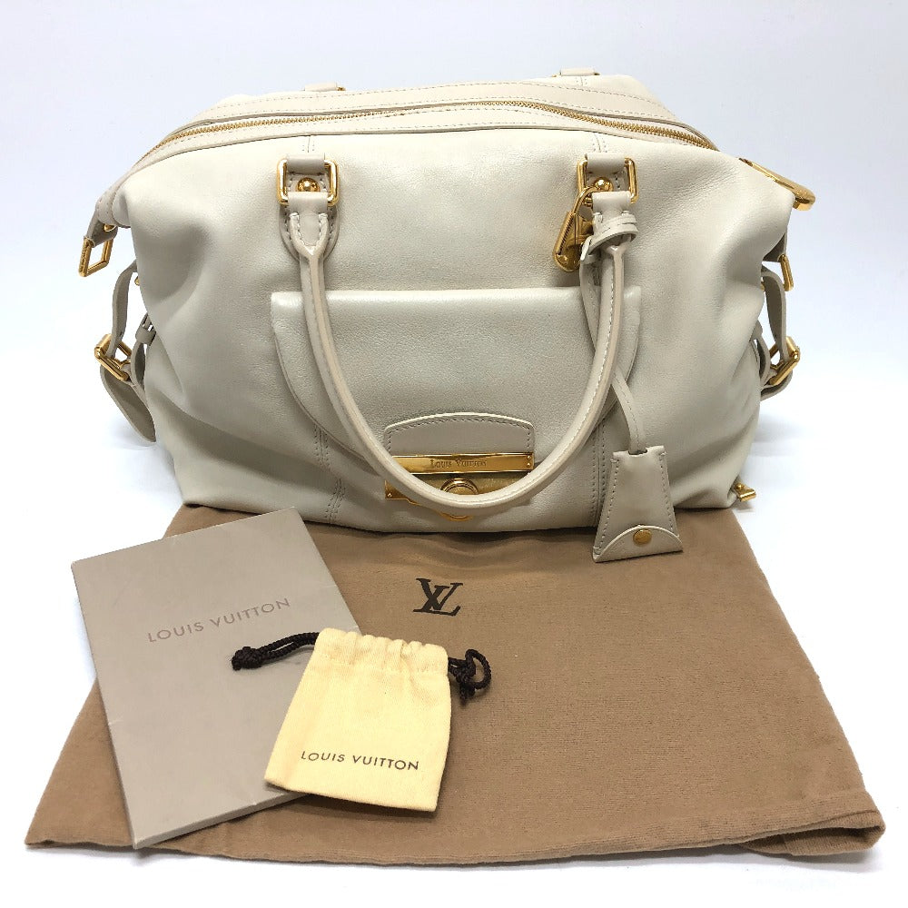 LOUIS VUITTON SPO サック ルイ サックルイ スペシャルオーダー カバン バック バッグ トートバッグ ボストンバッグ レザー レディース ホワイト