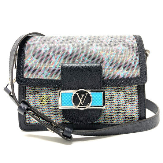 LOUIS VUITTON M55454 LV Pop Dauphine Mini Crossbody Bag, Leather Shoulder Bag, Women's, Blue