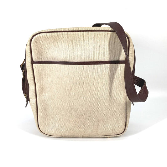 HERMES Victoria Square Crossbody Bag Shoulder Bag Toile H Women's Beige