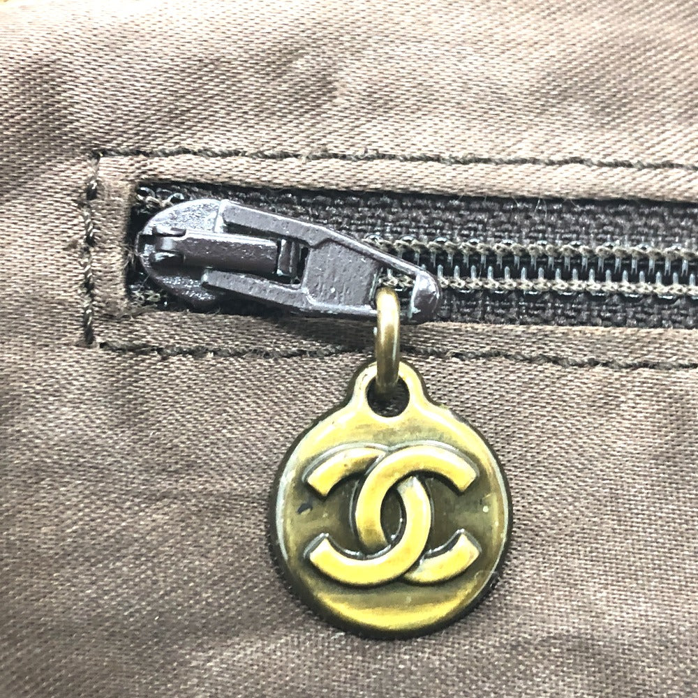 CHANEL CC ココマーク ヴィンテージ プラスチックハンドル トートバッグ スエード レディース - brandshop-reference