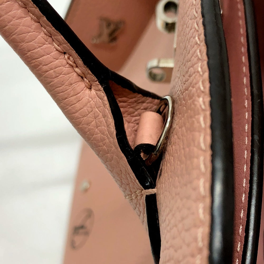 LOUIS VUITTON M54347 Mila PM Tote Bag, Handbag, Leather, Women's, Rose Poodle, Pink