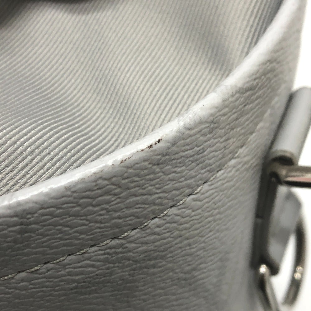 LOUIS VUITTON M44631 White Monogram Chalk Nano Crossbody Drawstring Bucket Shoulder Bag in Monogram Canvas, Men's, White