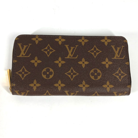 LOUIS VUITTON M41895 Monogram Zippy Wallet, Round Zipper Long Wallet, Monogram Canvas, Women's, Fuchsia Brown