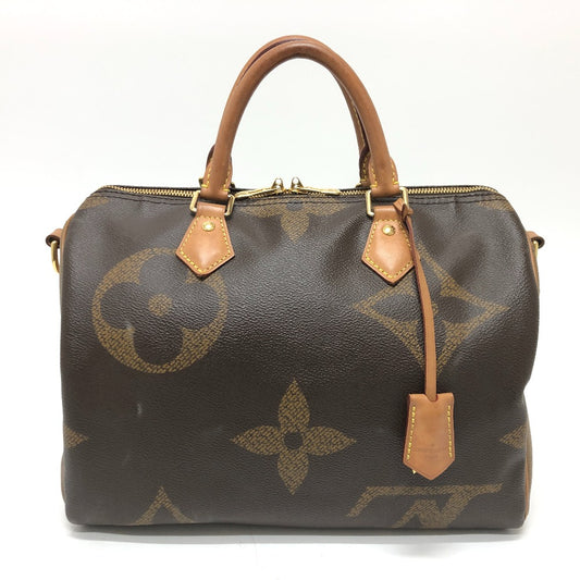 LOUIS VUITTON M44602 Monogram Giant Speedy Bandouliere 30 Mini Boston Bag, Handbag, Monogram Giant Canvas, Women's, Brown